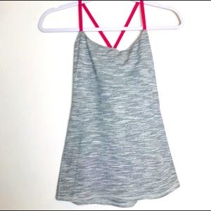 Lululemon Tank feather Gray Pink sz 4 F10